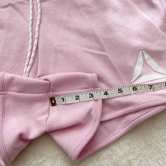Reebok Women's Relaxed Fit Running Short, Pink, XL - Picture 7 of 8